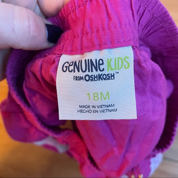 Genuine kids girls flare fuschia skirt sz 18m - Picture 2 of 3